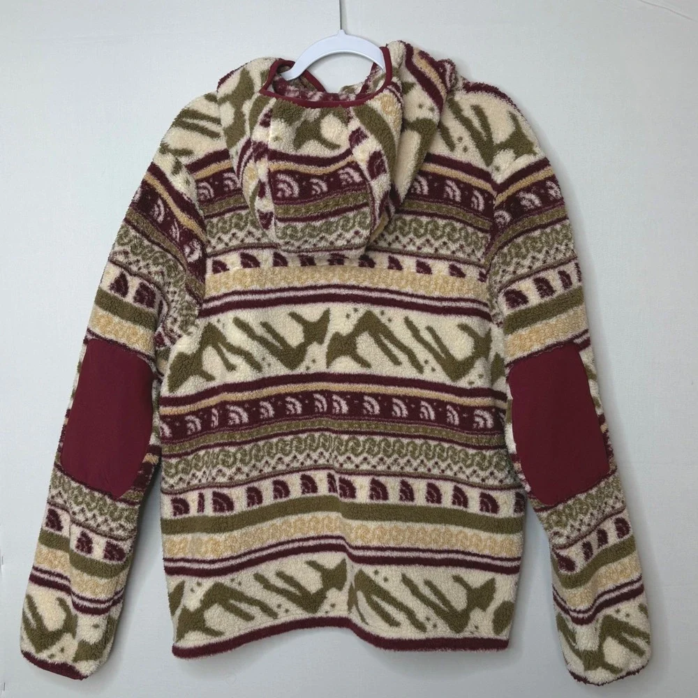 The North Face Campshire Fleece Hoodie Mens Medium Mountain Aztec Gorpcore Cabin